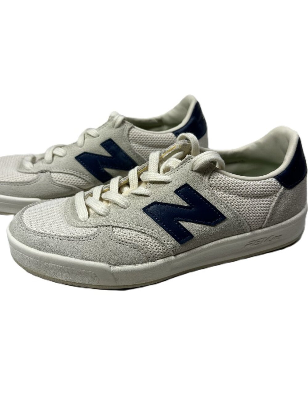 New Balance 300 CRT300WA Women’s 5.5 White Blue Revlite Suede Sneakers Shoes
